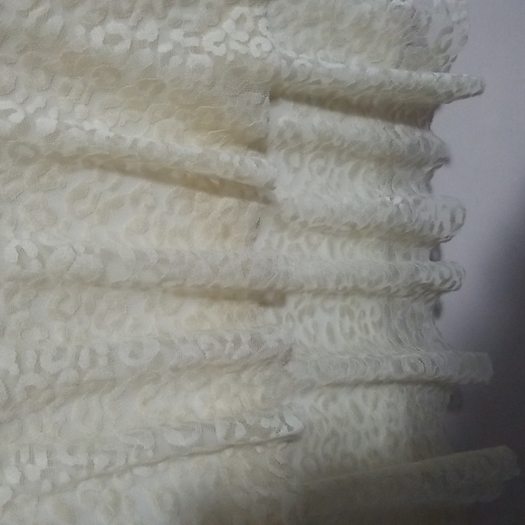 Dots L Girls Short Sleeve Leopard Print Lace Dress - Picture 4 of 10